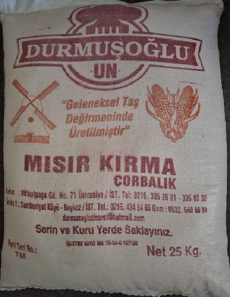 Mısır Yarması Sarmalık İnce 25 Kg.