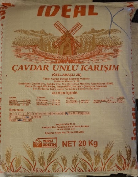 Çavdar Unlu ekmek Miksi 20 Kg.